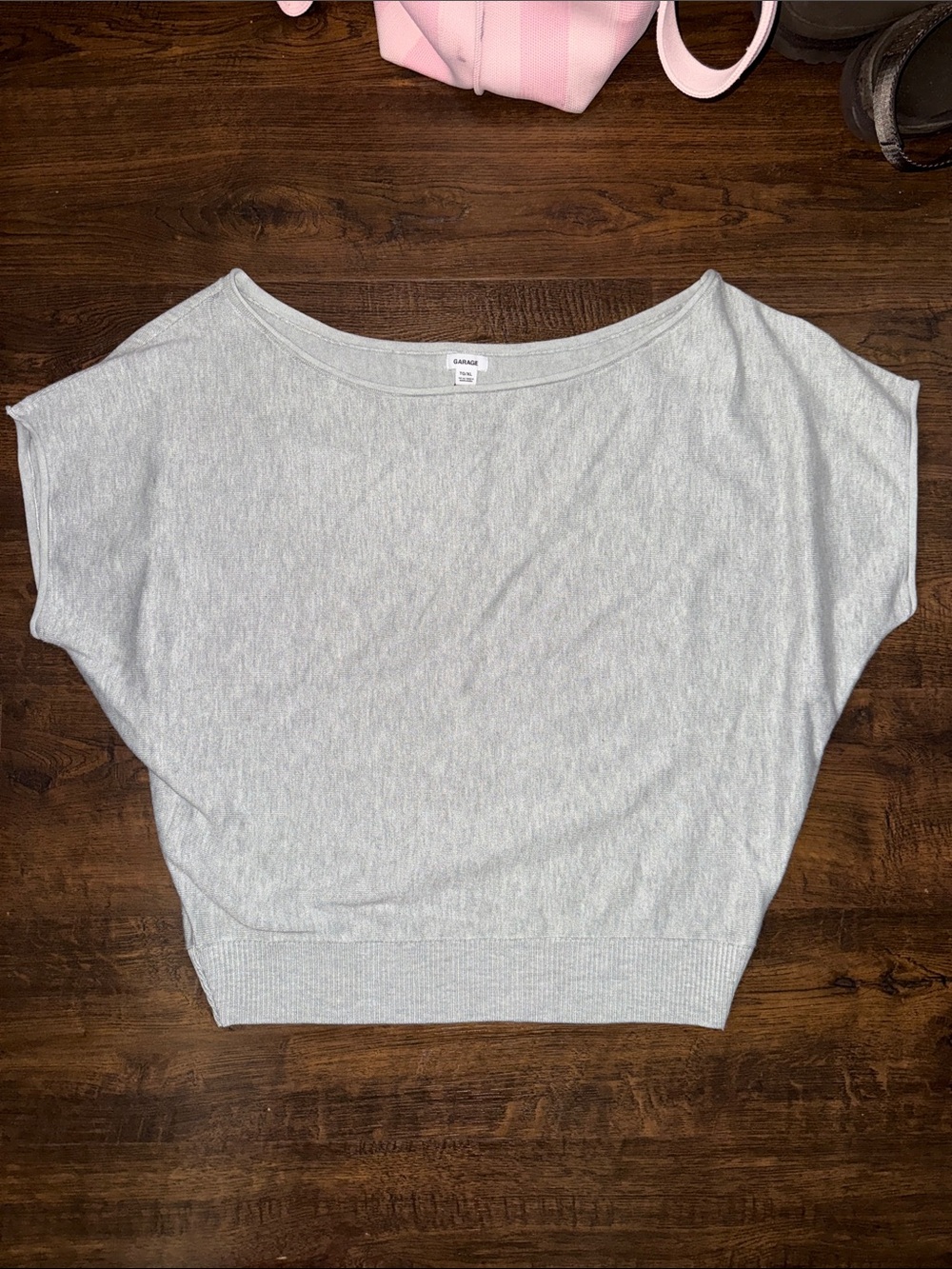 Garage Romi Asymmetrical Cinched Waist Sweater